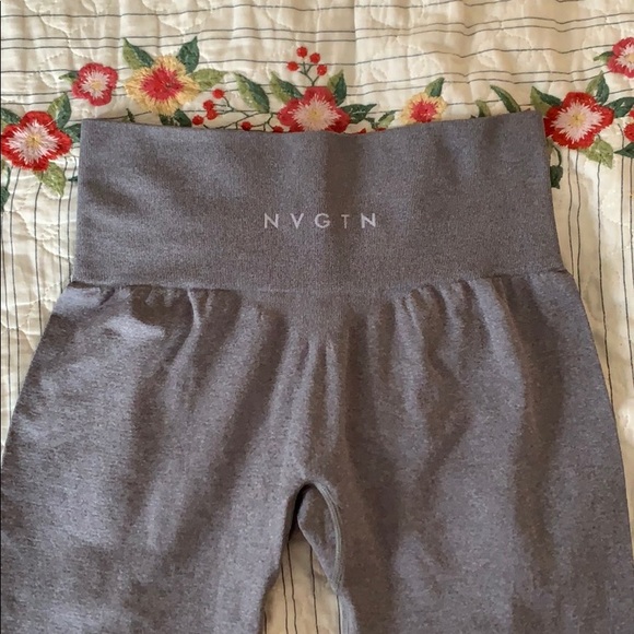 Nvgtn Grey Nv Seamless Leggings 